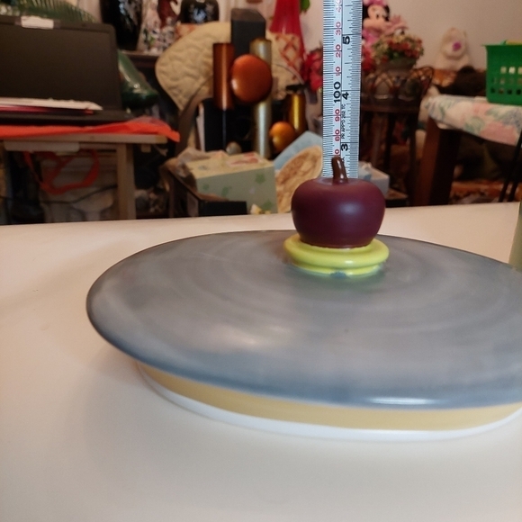 Oneida Vintage Labels Large Oval Stoneware Cookie Jar/Canister - Picture 13 of 13